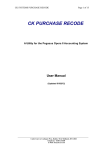 Manual OP2 CK Purchase Recode