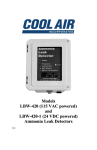 and LBW-420-1 - Cool Air Incorporated