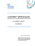 LncProfiler™ qPCR Array Kit