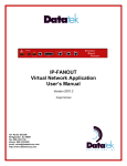 IP-FANOUT Virtual Network Application User`s Manual