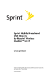Sprint Mobile Broadband USB Modem (Novatel