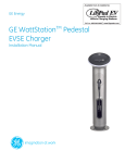 GE WattStationTM Pedestal EVSE Charger
