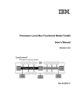 Processor Local Bus Functional Model Toolkit User`s Manual