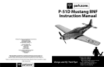 P-51D Mustang BNF Instruction Manual - Bind-N-Fly