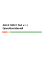 Agile Cloud Fax User Manual