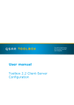 Toolbox 2.2 Client-Server configuration manual