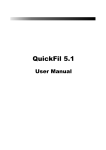 QuickFil User Manual