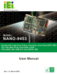 NANO-9453 Motherboard User Manual