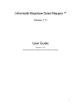 Informatik Mapdraw Deed Mapper ™ User Guide
