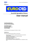 EuroCAD Spread&Cut Planner User manual