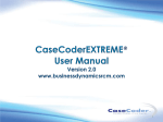 CaseCoderExtreme User Manual