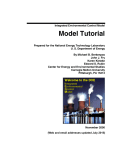 Model Tutorial - Carnegie Mellon University
