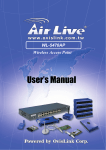 AirLive WL-5470AP User Manual