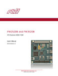 FW35208 User Manual - RTD Embedded Technologies, Inc.