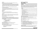 AEMC MN02 AC Current Probe Manual PDF