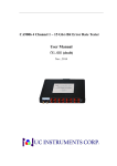 CA9806 4 Channel 1 ~ 15 Gb/s Bit Error Rate Tester User Manual