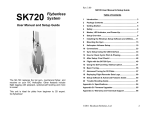 SK720 Flybarless System - User Manual