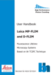 Leica MP-FLIM and D-FLIM User Handbook