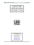 LDG RT-100 100-Watt Remote Automatic Tuner