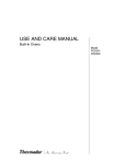 USE AND CARE MANUAL