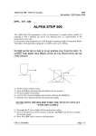 ALPHA STEP 500 MANUAL - CMI