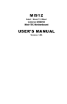 MI912 USER`S MANUAL