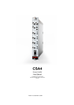 CSA4 User Manual 301109-5