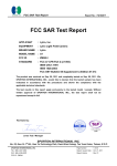 FCC SAR Test Report