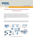 Technical Insights Convergence of Automation and IT networking