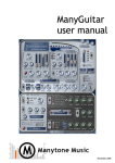 ManyGuitar user manual [november 2005]