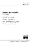 QIAprep 96 Plus Miniprep Handbook