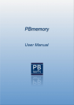 PBmemory User Manual