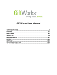 GiftWorks 2008 Manual Text