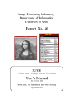 Report No. 56 XITE User`s Manual