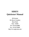 SIDE51 Quickstart Manual
