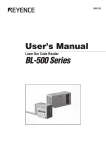 Laser Bar Code Reader BL-500 Series User`s Manual 96M1125