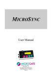 MICROSYNC - Microgate