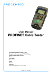 PN1 User Manual – PROFINET Cable Tester