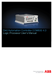 COM600 Logic Processor User`s Manual
