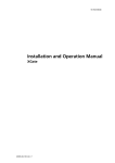 Installation and Operation Manual, XGate, TD 92338GB