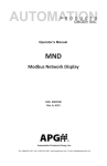 MND User Manual - Automation Products Group, Inc.