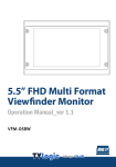 5.5” FHD Multi Format Viewfinder Monitor