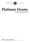 Platinum Drums User Manual V2 2014