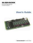 6K-SSR-RACK08 User`s Guide