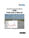 Smoothness Assurance Module (SAM) Field User`s Manual