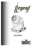 Chauvet Legend 300E Spot Manual