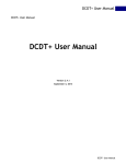 DCDT+ User Manual - John Philo`s Software Home Page