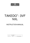 Takedo 3VF-NXL user manual - SMS Sistemi e Microsistemi S.r.l.