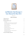 Clip Manager 3 Manual