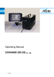 UVAHAND 250 User Manual - Tangent Industries Inc.